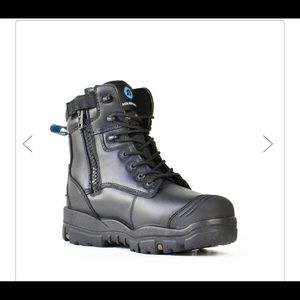 BATA SAFETY BOOTS LONGREACH ZIP SIDED COMPOSITE TOE CAP - BLACK - 70566146